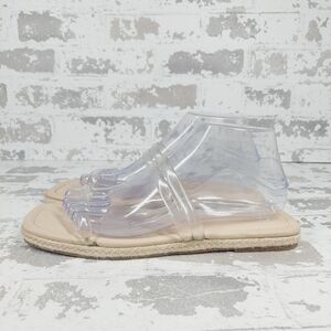 Bp Viola Tan Braided Strappy Flat Sandals W1058